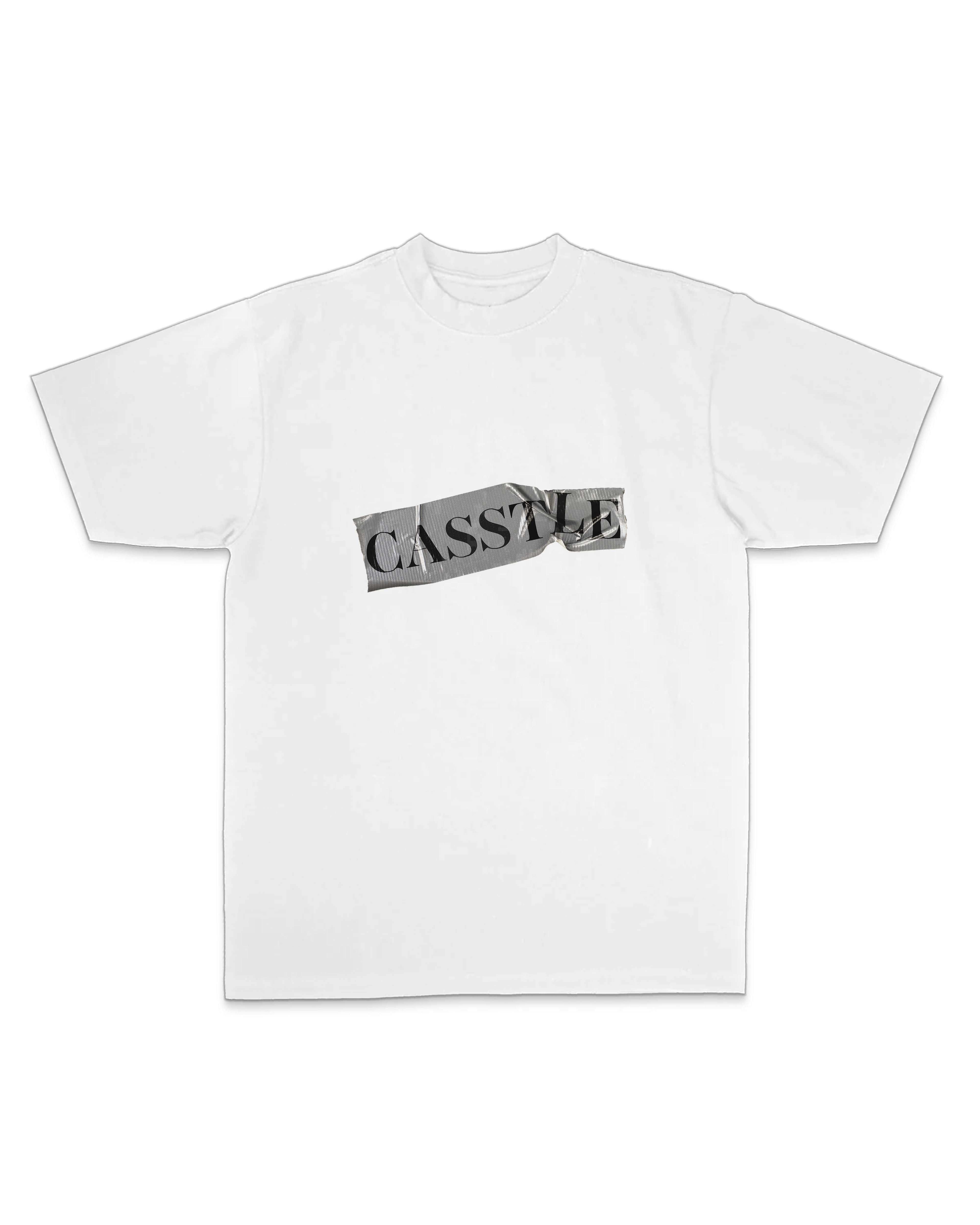 Tape Tee - White